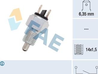 FAE 40500 - Датчик, переключатель, фара заднего хода parts5.com