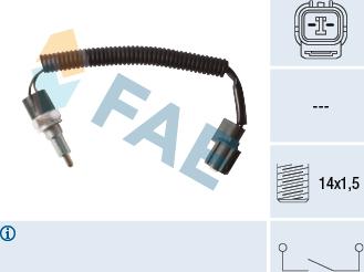 FAE 40585 - Датчик, переключатель, фара заднего хода parts5.com