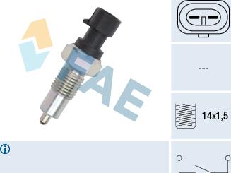 FAE 40520 - Датчик, переключатель, фара заднего хода parts5.com