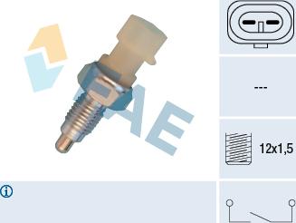 FAE 40830 - Датчик, переключатель, фара заднего хода parts5.com