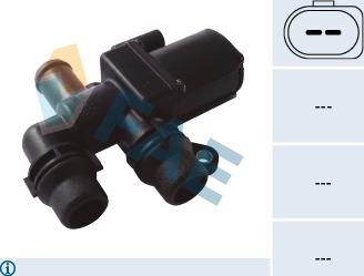 FAE 55001 - Регулирующий клапан охлаждающей жидкости parts5.com