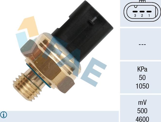 FAE 15610 - Датчик, давление масла parts5.com