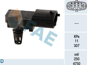 FAE 15036 - Датчик, давление наддува parts5.com