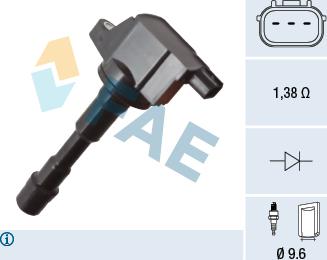 FAE 80469 - Катушка зажигания parts5.com