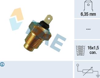 FAE 31140 - Датчик, температура охлаждающей жидкости parts5.com