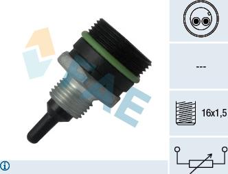 FAE 33901 - Sensor, temperatura del aire de admisión parts5.com