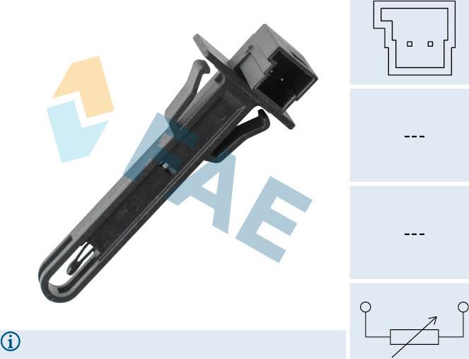 FAE 33923 - Датчик, внутренняя температура parts5.com