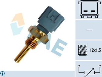 FAE 33460 - Датчик, температура охлаждающей жидкости parts5.com