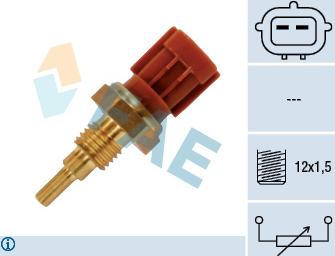 FAE 33475 - Датчик, температура охлаждающей жидкости parts5.com