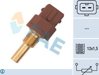 FAE 33595 - Датчик, температура масла parts5.com