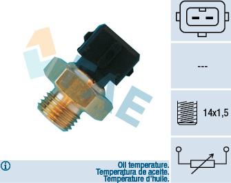 FAE 33560 - Датчик, температура масла parts5.com