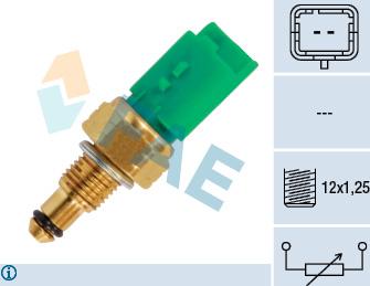 FAE 33695 - Sensor, temperatura del refrigerante parts5.com