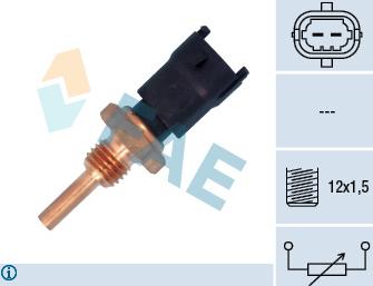 FAE 33685 - Датчик, температура охлаждающей жидкости parts5.com