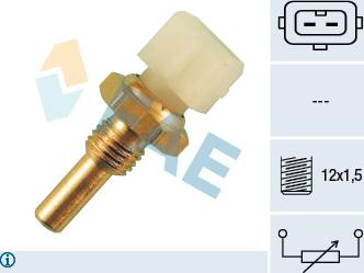 FAE 33020 - Sensor, temperatura del refrigerante parts5.com