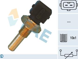 FAE 33145 - Датчик, температура масла parts5.com