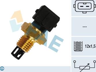 FAE 33160 - Датчик, температура впускаемого воздуха parts5.com