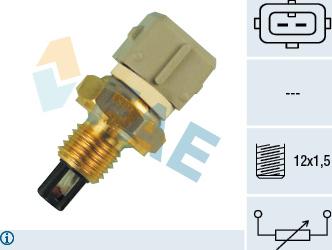 FAE 33180 - Датчик, температура впускаемого воздуха parts5.com