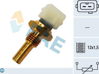 FAE 33130 - Датчик, температура охлаждающей жидкости parts5.com