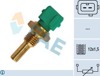 FAE 33360 - Датчик, температура охлаждающей жидкости parts5.com