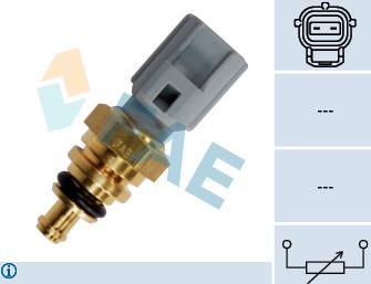 FAE 33745 - Датчик, температура охлаждающей жидкости parts5.com