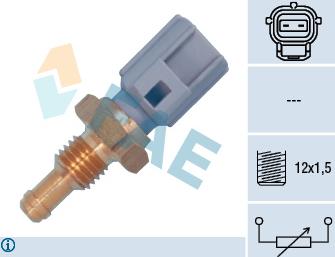 FAE 33735 - Датчик, температура охлаждающей жидкости parts5.com