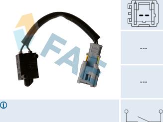 FAE 24907 - Выключатель, привод сцепления (Tempomat) parts5.com