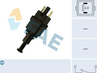 FAE 24500 - Выключатель фонаря сигнала торможения parts5.com