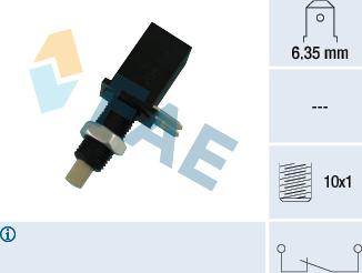 FAE 24070 - Выключатель фонаря сигнала торможения parts5.com