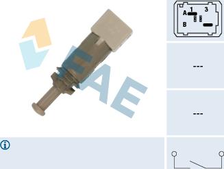 FAE 24891 - Выключатель фонаря сигнала торможения parts5.com