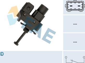 FAE 24810 - Выключатель фонаря сигнала торможения parts5.com