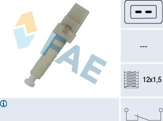 FAE 24320 - Выключатель фонаря сигнала торможения parts5.com