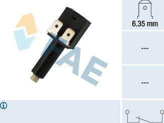 FAE 24210 - Выключатель фонаря сигнала торможения parts5.com