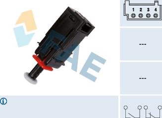 FAE 24795 - Interruptor luces freno parts5.com