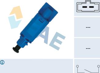 FAE 24773 - Выключатель фонаря сигнала торможения parts5.com