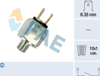 FAE 21080 - Выключатель фонаря сигнала торможения parts5.com