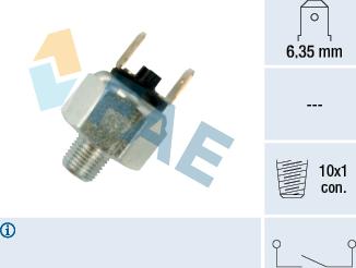 FAE 21020 - Выключатель фонаря сигнала торможения parts5.com