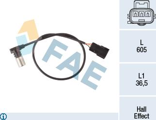 FAE 79432 - Датчик, положение распределительного вала parts5.com