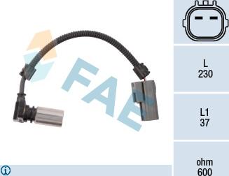 FAE 79085 - Датчик частоты вращения, автоматическая коробка передач parts5.com