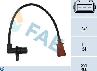 FAE 79033 - Датчик импульсов, коленвал parts5.com