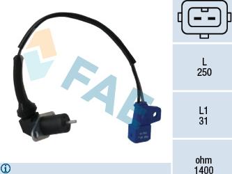 FAE 79079 - Датчик импульсов, коленвал parts5.com