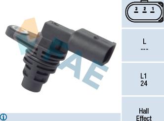 FAE 79142 - Датчик, положение распределительного вала parts5.com