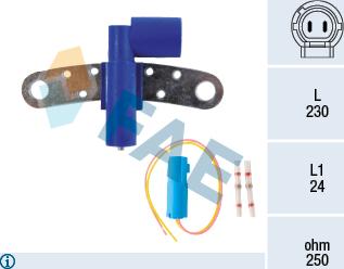 FAE 79322 - Датчик импульсов, коленвал parts5.com