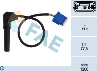 FAE 79282 - Датчик частоты вращения, автоматическая коробка передач parts5.com