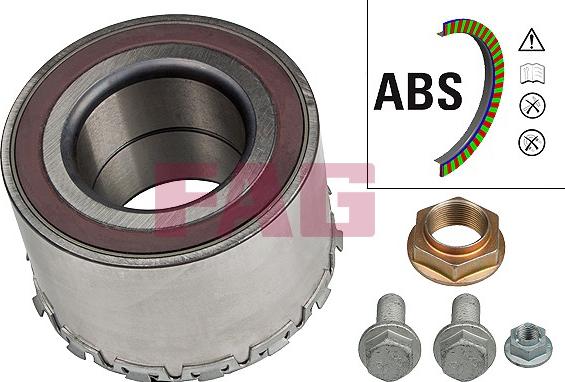 FAG 713 6680 30 - Комплект подшипника ступицы колеса parts5.com