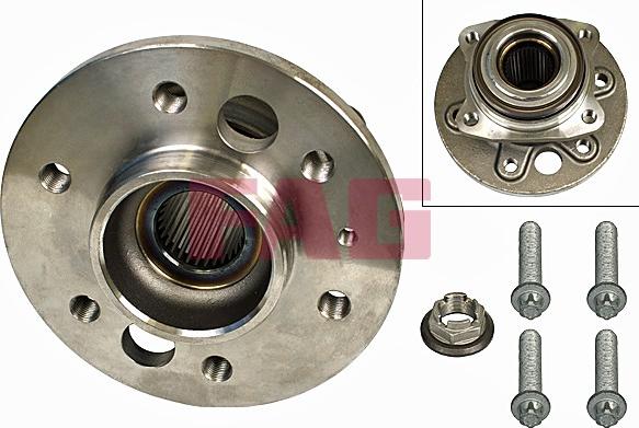 FAG 713 6681 10 - Ступица колеса, поворотный кулак parts5.com