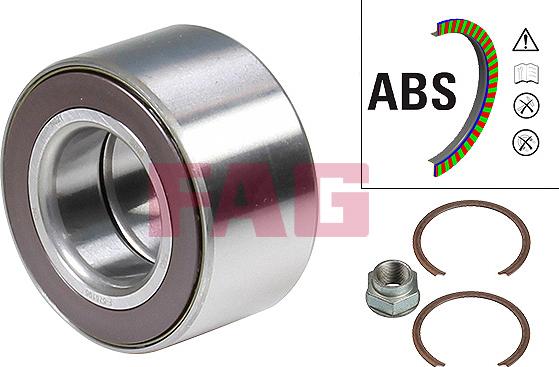 FAG 713 6064 00 - Wheel hub, bearing Kit parts5.com