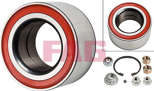 FAG 713 6100 40 - Комплект подшипника ступицы колеса parts5.com