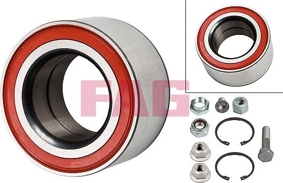 FAG 713 6101 00 - Комплект подшипника ступицы колеса parts5.com