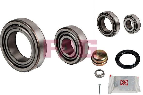 FAG 713 6102 30 - Wheel hub, bearing Kit parts5.com