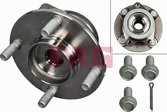 FAG 713 6139 80 - Комплект подшипника ступицы колеса parts5.com